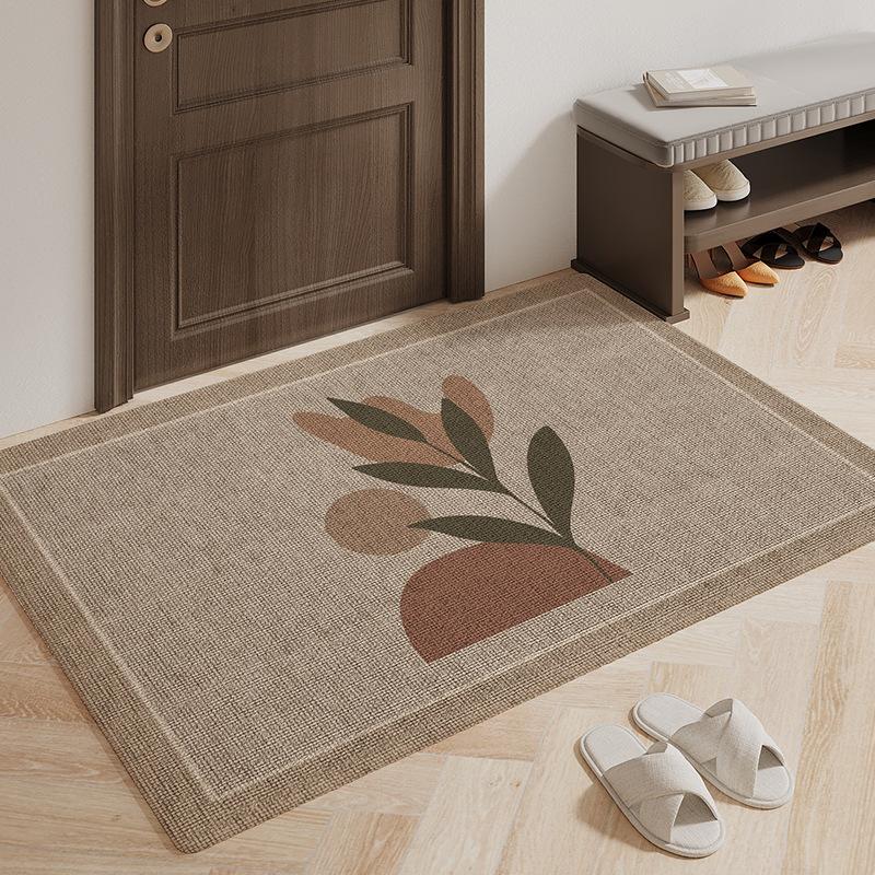 Entrance Door Mat Household Door Mat Anti Slip and Dirt Resistant Entrance Foyer Carpet