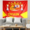Spain's Royal Emblem Printed Printed Tapestry, for Bedroom,Livingroom, Dormitory, Large Wall Decor, Fabric Decor Fan Birthday Gifts