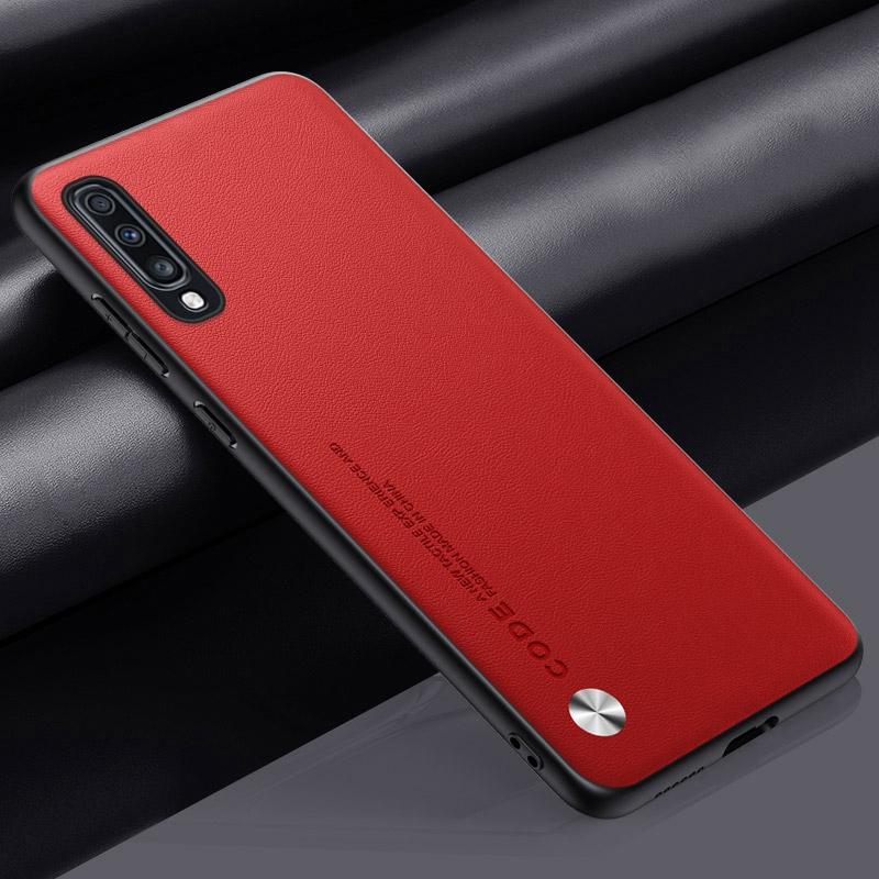 Luxury PU Leather Case For Samsung Galaxy A70 Back Cover Silicone Shockproof Full Protection Phone Case For Samsung A70S Coque