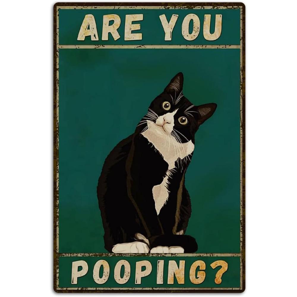 Black Cat Witch Halloween Darkness My Old Friend Retro Tin Signs Vintage Wall Decoration Home Bar Kitchen Hotel Dining Room Metal Poster 8x12 Inch