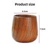 1ks 7,5X6,5cm 160ML Retro ručně vyráběný přírodní dřevěný hrnek Jujube Wood Opakovaně použitelný hrnek na čaj Kuchyňské potřeby pro domácnost Vysoká kvalita