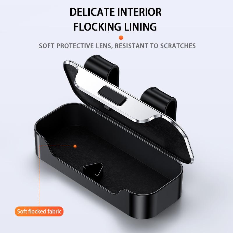 Car Visor Sunglasses Glasses Case Glasses Holder Clip Box For BYD Atto 3 Dolphin Seal Tang Song Yuan Car Interior Accessories
