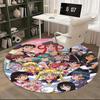 1pc Sailor Moon Anime Round Carpet  Office Chair Mat, NonSlip Rug for Home Decor, Living Room, Bedroom, Game Room