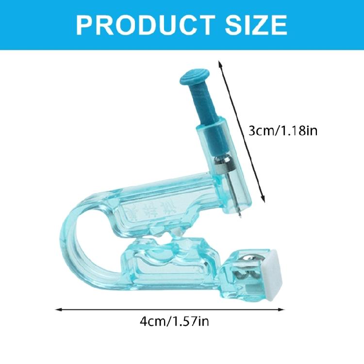 מכשיר חירור אוזניים חד-פעמי ידידותי למשתמש, מכשיר לחירור אוזניים, כלי חירור תכשיטי גוף לשימוש ביתי ובסטודיו