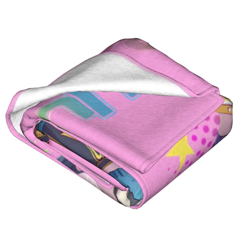 Huntrix Kpop Demon Hunters Blankets Zoey Rumi Mira Fuzzy Vintage Warm Throw Blankets for Home Decoration