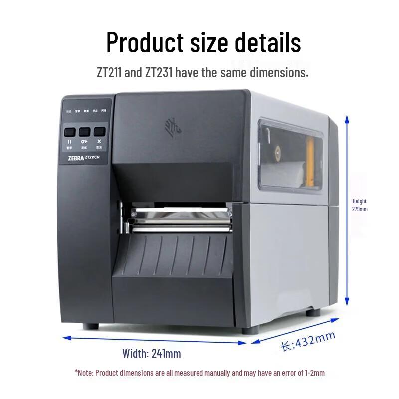Zebra ZT231 Industrial Barcode Label Printer