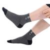 Strumpa för Män Sport Andningsbar Mjuk Bokstav Mode Sneakers Hög Elastisk Mellanlång Strumpa Frottéstrumpa Sommar Löpning