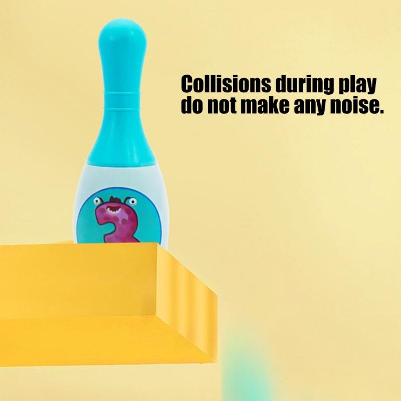 Children Bowling Toy Set for Indoor Family Fun and Coordination Skill with Bright Color Indoor Entertainment Activity