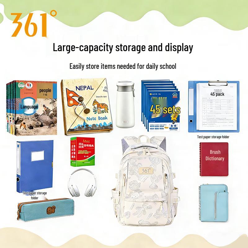 361° Lightweight Large Capacity School Backpack