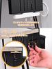 XUANDONG Desk Side Pocket, Tableside Storage with Clamp, LaptopTabletDocument Storage, Wire Concealment, Charging Stand, and Heat Dissipation Stand