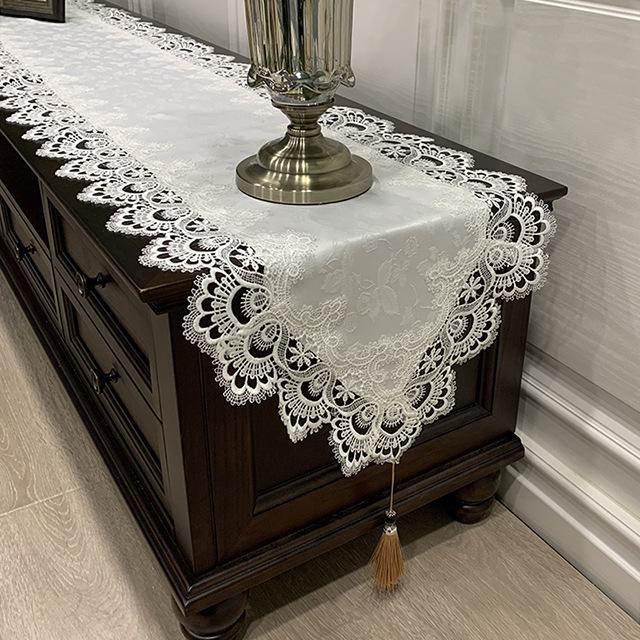 American-style Coffee Table Cloth, Lace Fabric, European-style Dressing Table Dust Cover