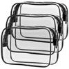 Clear PVC Zipper Makeup Bag – Travel-Ready, Waterproof Toiletry Organizer