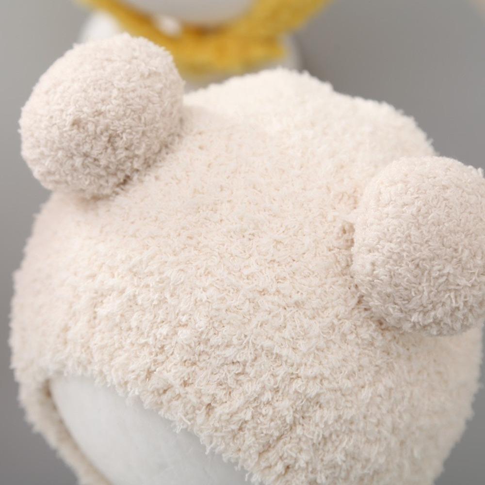 Windproof Baby Knit Hat Warm Ear Protection Hats Cute Beanie Cap