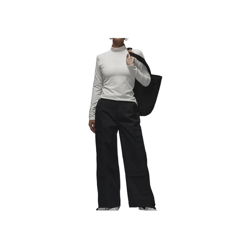 Jordan Chicago Multi-Pocket Elastic Waist Casual Cargo Pants Women Bottoms Black FD7216-010