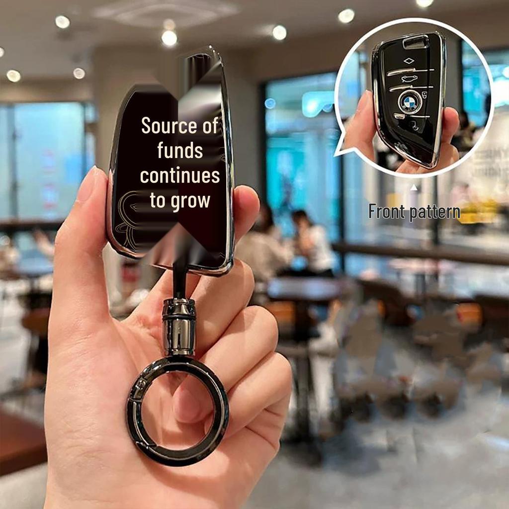 Compatible Key Covers for BMW 3, 5, 7 Series, X3, X5, X6, X7, I3, I5, Blade, 530, and 320li.