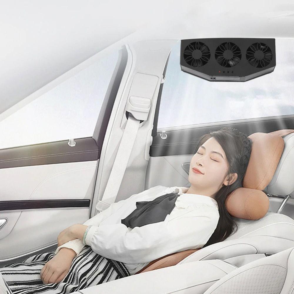 Solar Powered Solar Powered Car Ventilator Continuous Operation Auto Air Vent  Daily Use