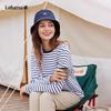 Women's Loose Fit Striped T-Shirt