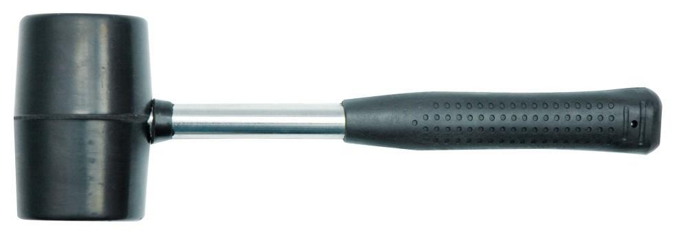 Rubber hammer 700g, steel handle - TUV/GS 33657 VOREL