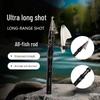 Telescopic Carbon Metal Sea & Boat Fishing Rod with Accessories
