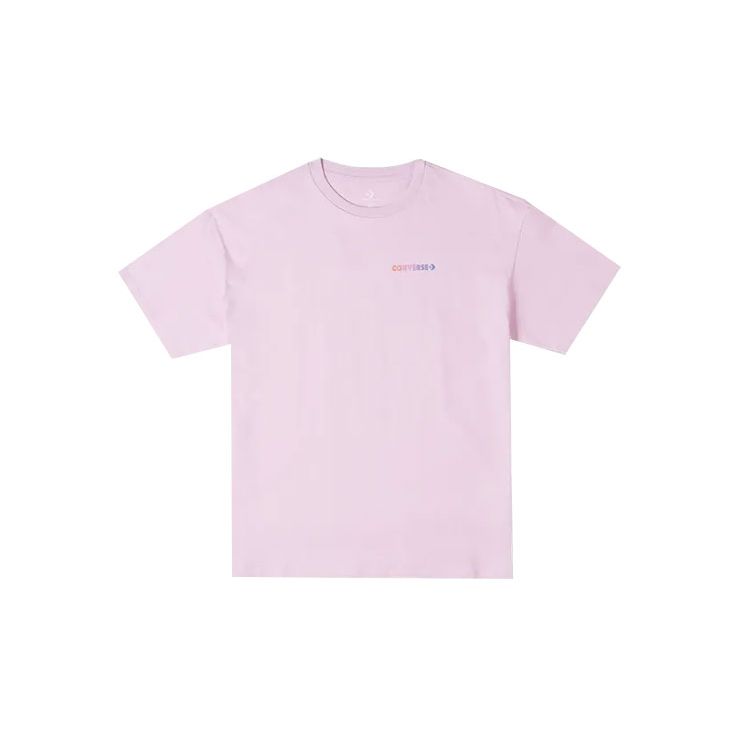 

Converse Summer Fun Series SS24 Letter Print Crew Neck Pullover Comfort Casual Sports Short Sleeve Drop Shoulder T-Shirt Women Tops 10026375-A02