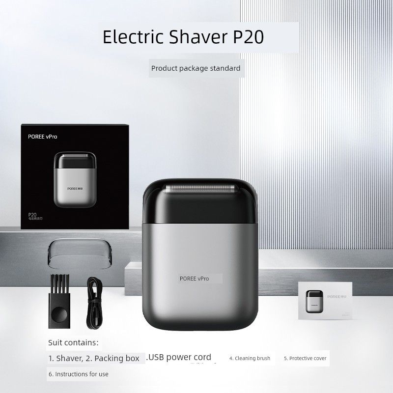 

Feike Borui Reciprocating Electric Shaver Men s Razor 2025 New Model Valentine s Day Gift for Boyfriend Silver Standard [New Arrival]