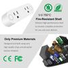 Wi-Fi Mini Outlets Smart Sockets 16A Timing Switch with Energy Monitoring American Standard