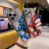 Minimalist Rose Case For iPhone 16 15 14 13 12 11 Pro Max XS X XR 8 7 Plus 16e SE 2020 Flower Shockproof Clear Silicone Cover