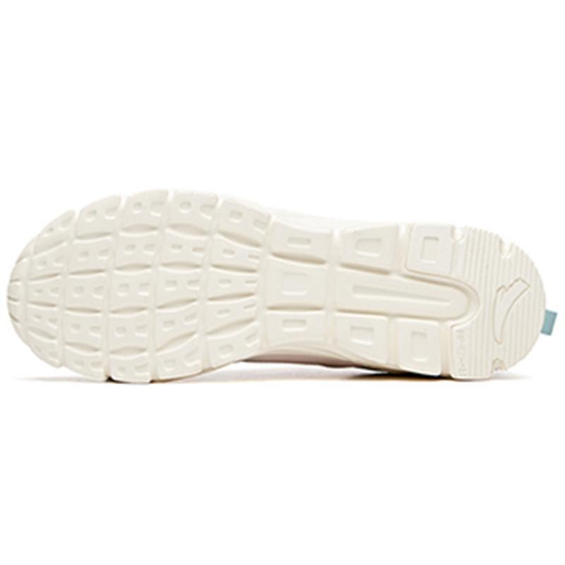 Anta Anti-Slip And Wear-Resistant Lightweight Low-Top Casual Running Shoes Women's White Cyan Sneakers 92625512-23