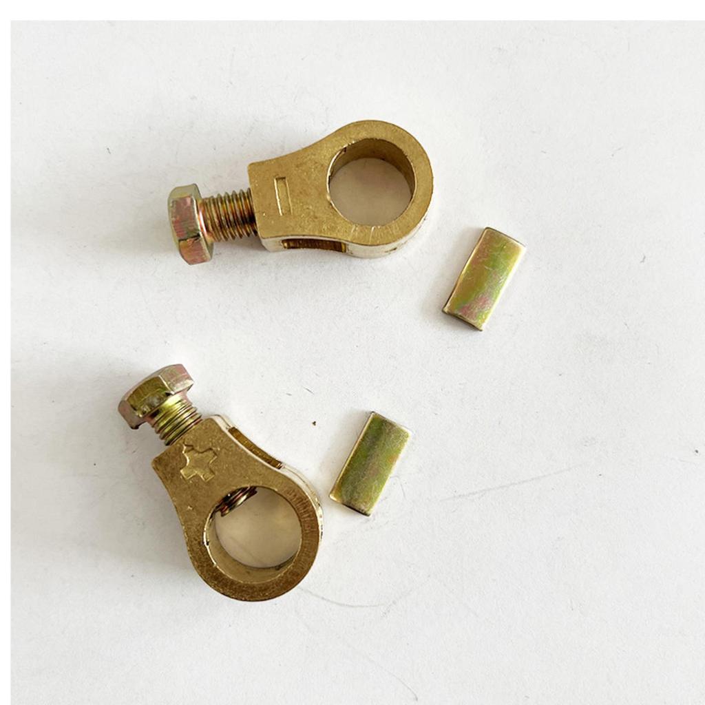 Car Battery Terminal Connector Clip Pure Copper Heavy-duty Battery Connection Clamp Durable for Van Boat Truck Caravan