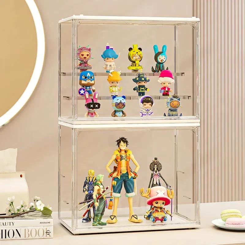 Acrylic Organizer for Collectible Figure and Blind Box Toy Large-Capacity High Definition Transparent Miniature Display Shelves