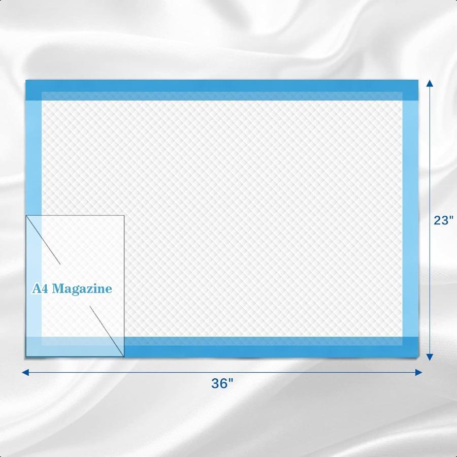 

100 Count Chucks 23x36 Leakproof Adults Incontinence Bed Pads Waterproof Underpads for Elderly Extra Large Puppy Pee Pad Baby United States