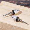 Tool Quick Change Adapter Converter Keyless Drill Chuck Round Shank 1/4" Hex Shank 0.3mm-8mm