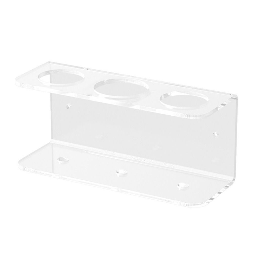 Acrylic Electric Toothbrush Holder 2/3/4 Holes Wall Mounted Toothpaste Storage Rack Toothbrush Stand Bathroom Accessories