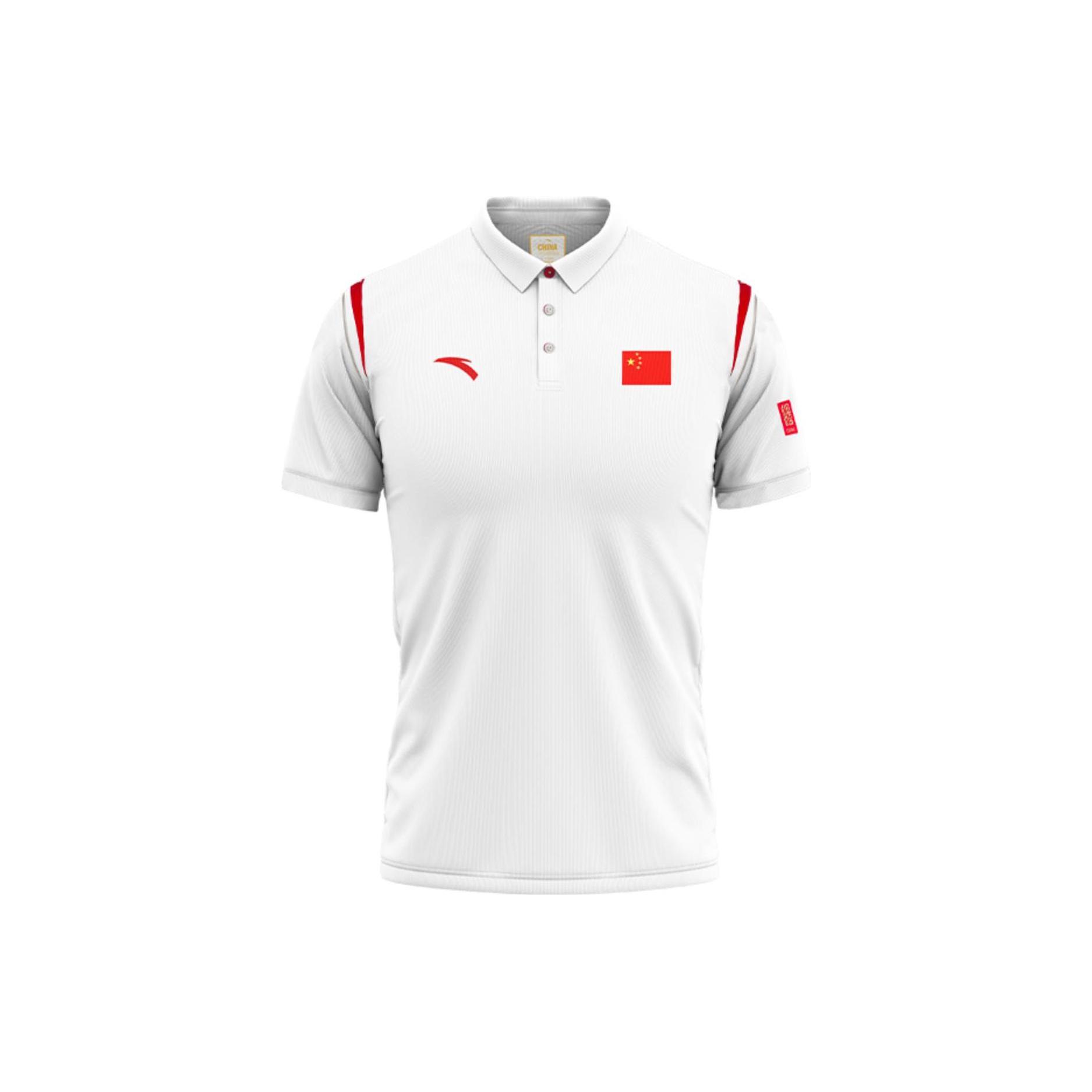 Anta Polo Shirt Men s Pure White 452220104-1 5XL