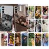 Flower Cats Phone Case For Motorola Edge 60 50 40 Pro 60 50 40 30 Ultra Neo Fusion Moto G Play G Stylus G Carcasas