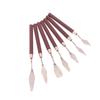 7Pcs Stainless Steel Oil Painting Knives Artist Crafts Spatula Palette Knife Mixing Knife Scraper Art Tools