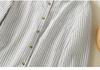 Artistic Cotton Linen Striped Long Sleeve Casual Loose Plus Size Shirt 2025