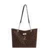 Leopard Print Tote Bag New Retro Fashion Large Capacity Stylish Versatile Simple Casual Shoulder Bag