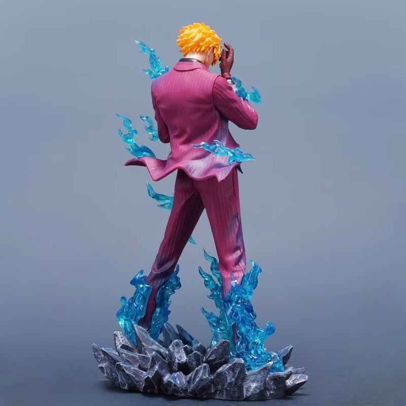 25Cm/9.84In Anime One Piece Figure Sanji Action Figures Pvc Statue Desktop Collection Model Ornament Toys Gifts