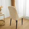 1Pcs Seat Slipcovers For Dining Room Home Decor Thickened Curved Backrest Chair Cover Special-shaped Cover Cushion Cover