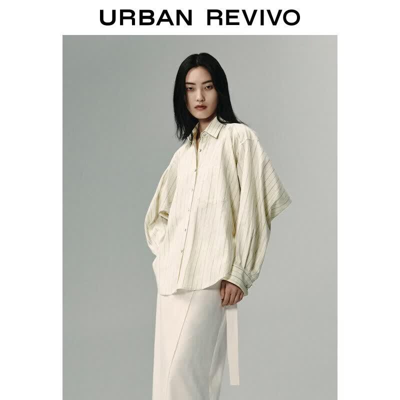 UR Women's Urban Series Striped Button-Up Shirt