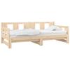Pull Out Daybed Solid Pine Wood 2x(90x190) Cm