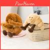 Cute Pastry Plush Toys Croissant Doll Peanut Keychain Childrens Gift Birthday