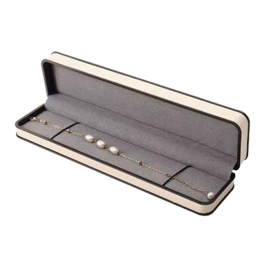 Rectangular Flap Jewelry Packaging Boxes Round Corner Jewelry Display Box  Engagement