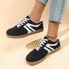 Microfiber Upper Rubber Sole Adult Ladies Footwear Casual Women Shoes Early Spring New Style Versatile Design White Sneakers