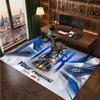 Max Verstappen Personalized Crystal Velvet Carpet, Customized Name Text Soft Anti‑Slip Rug for Living Room Bedroom