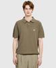 NORDISK Short Sleeve Polo Sweater - M_Beige Brown