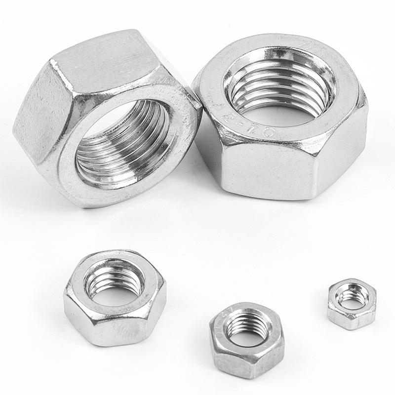 304 Stainless Steel Hexagonal Fine Pitch Nut Set – Boxed Mixed Nuts and Cross-Border Screws