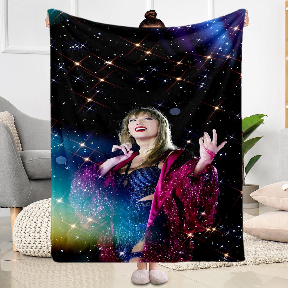 Taylor Swift's Rosa Feier-Decke Ultra-Weich Geeignet für Strandkorb Wohnzimmer Vier Jahreszeiten Universell Moderner Stil