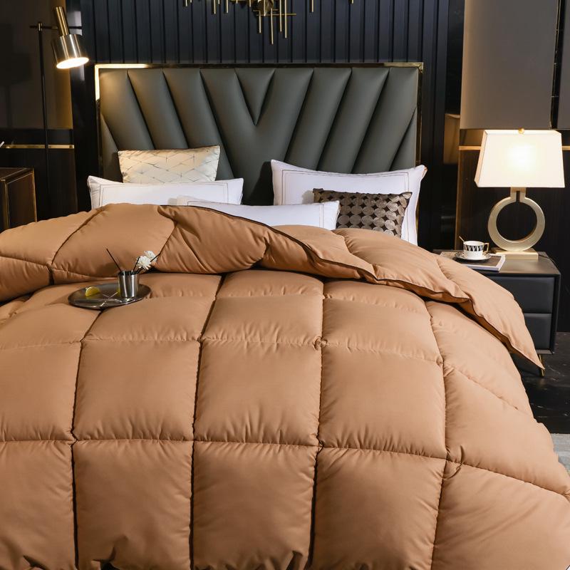 Hotel Luxury Microfiber Quilt - Thick Warm Winter & Spring/Autumn Comforter for All Seasons
